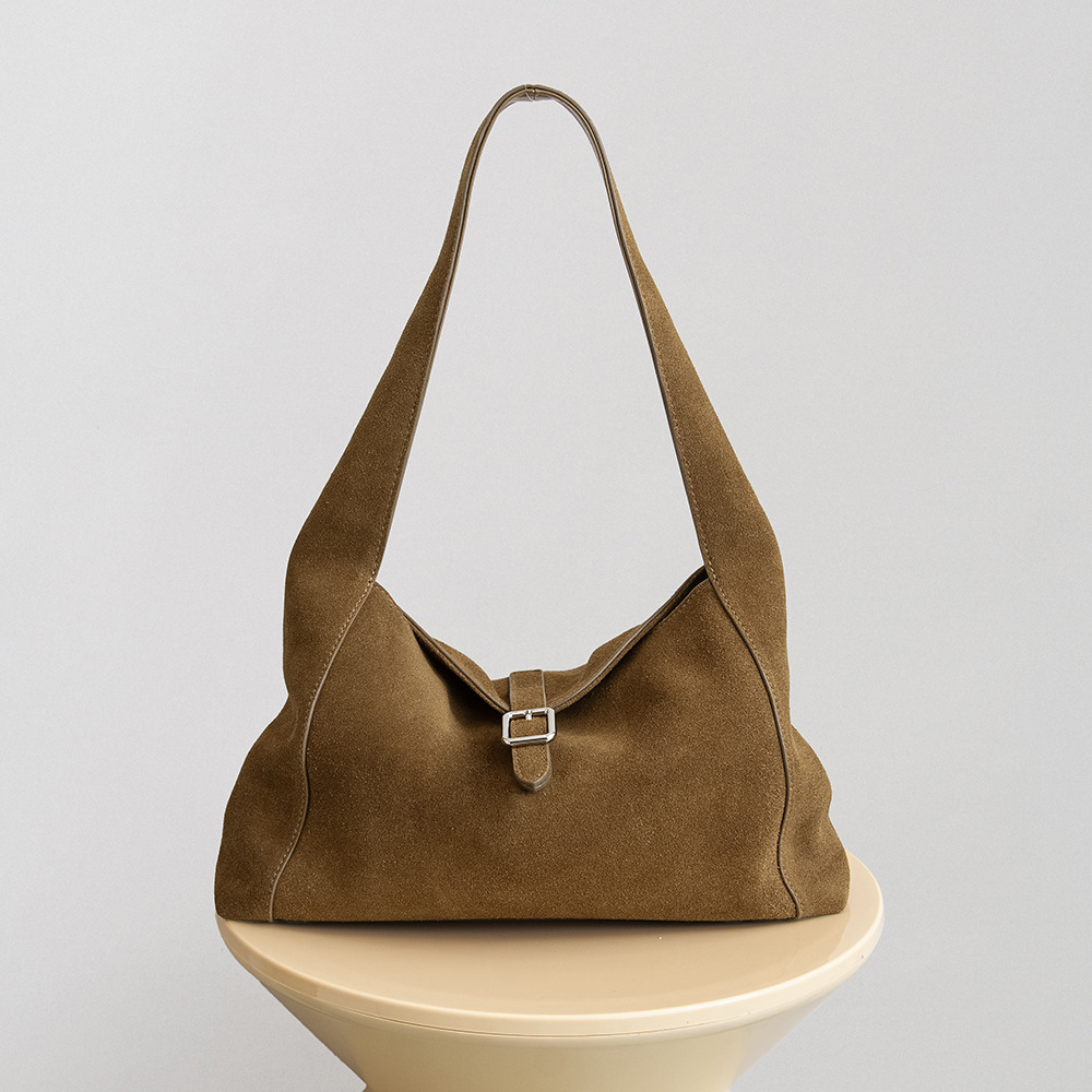 Women Bags Branded - Genuine Grade Suede Leather Women's Tote