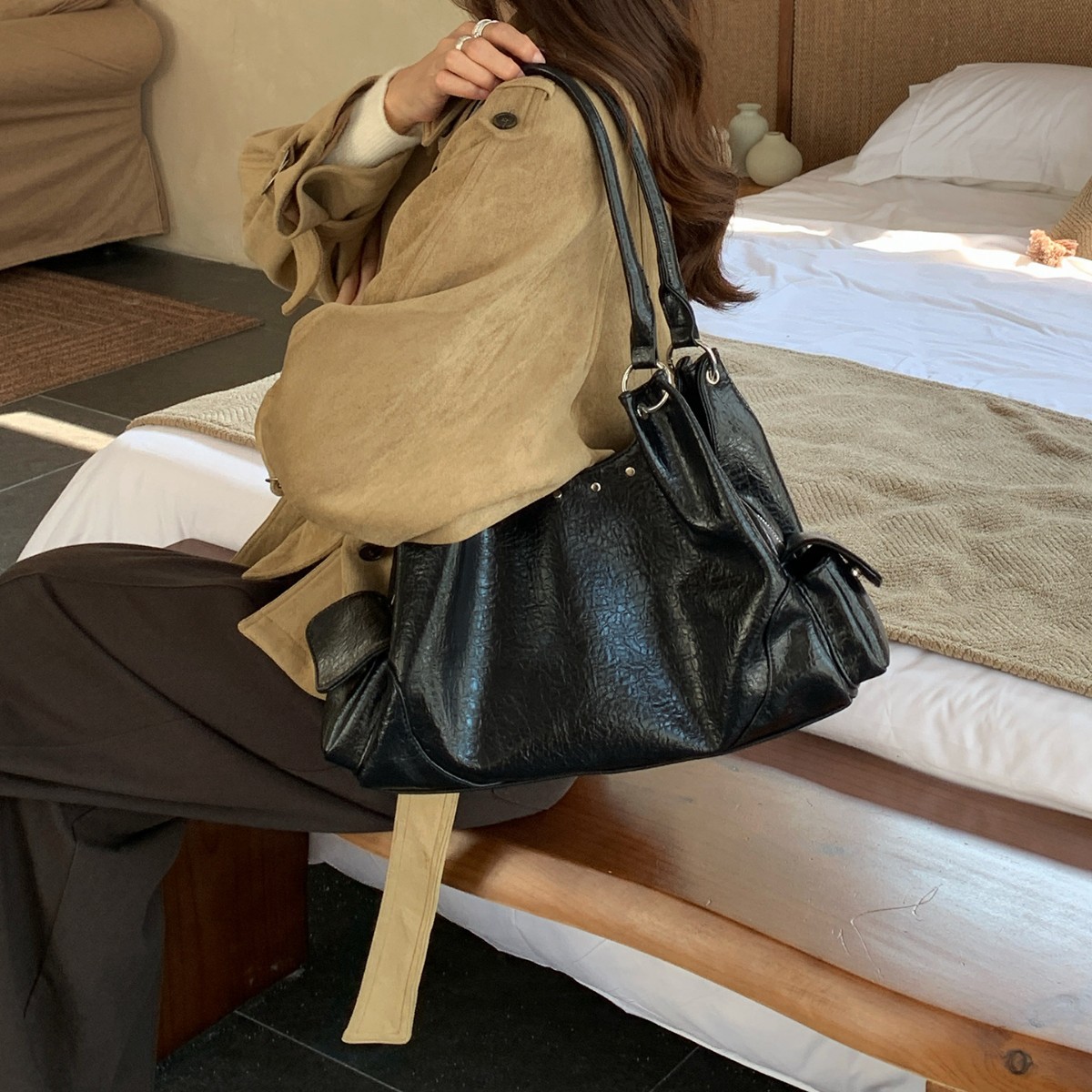 Casual Rivet Women Handbags Bi - Women Hand Bags For Office review and price