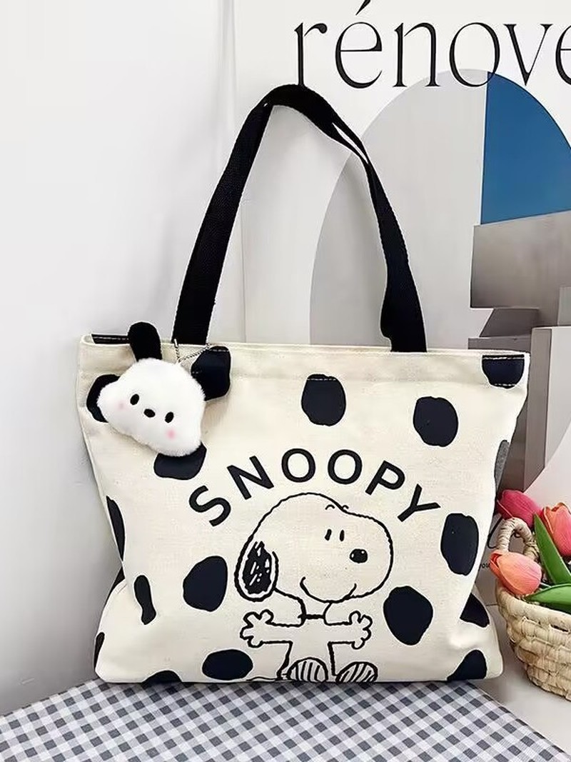 Cartoon Snoopy Canvas Shoulder - Women'S Bags Handbags review and price