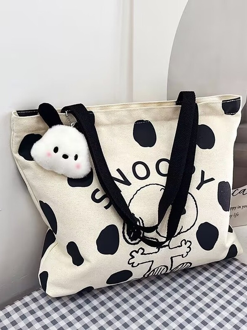 Cartoon Snoopy Canvas Shoulder - Women'S Bags Handbags review and price