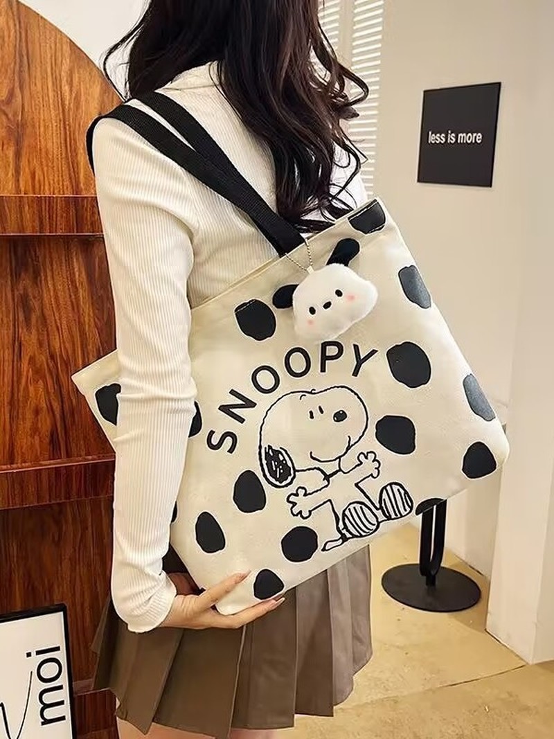 Cartoon Snoopy Canvas Shoulder - Women'S Bags Handbags review and price