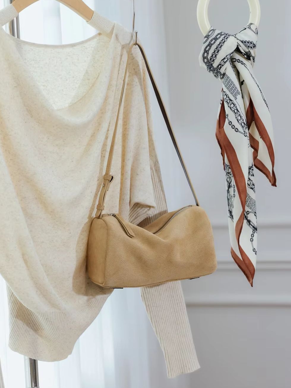 Matte Suede Cow Leather Cylind - Women Bags 2026 Trends review and price