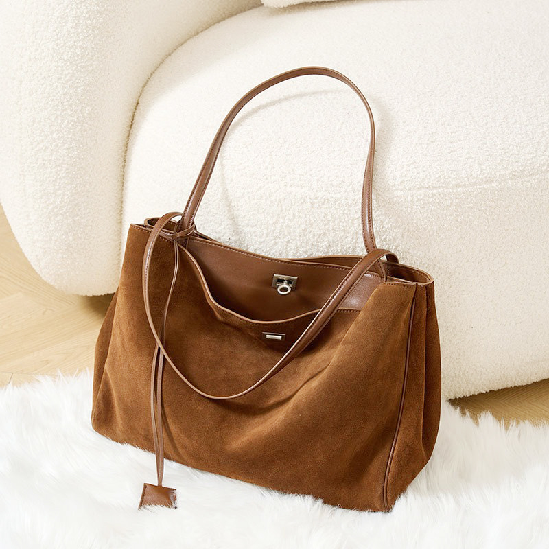 First Layer Matte Cowhide Tote - Women Bags On Sale review and price