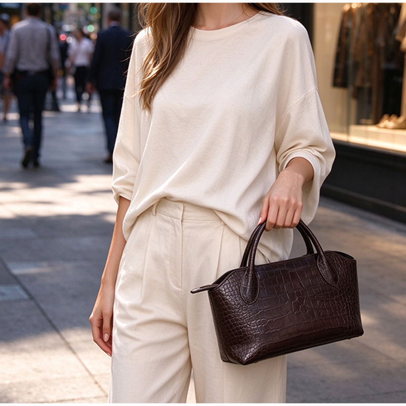 Luxury Women Croc Pattern Top  - Women Hand Bags For Office review and price
