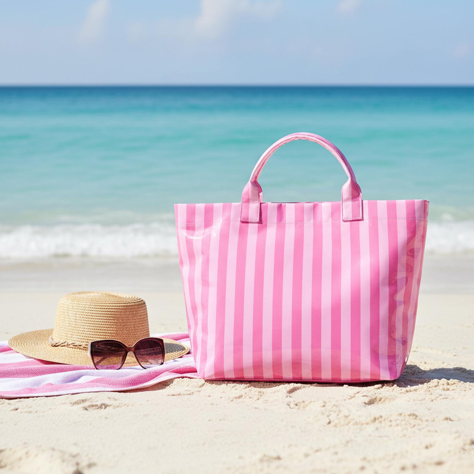 Large Striped Waterproof Tote  - Women'S Bags Handbags review and price