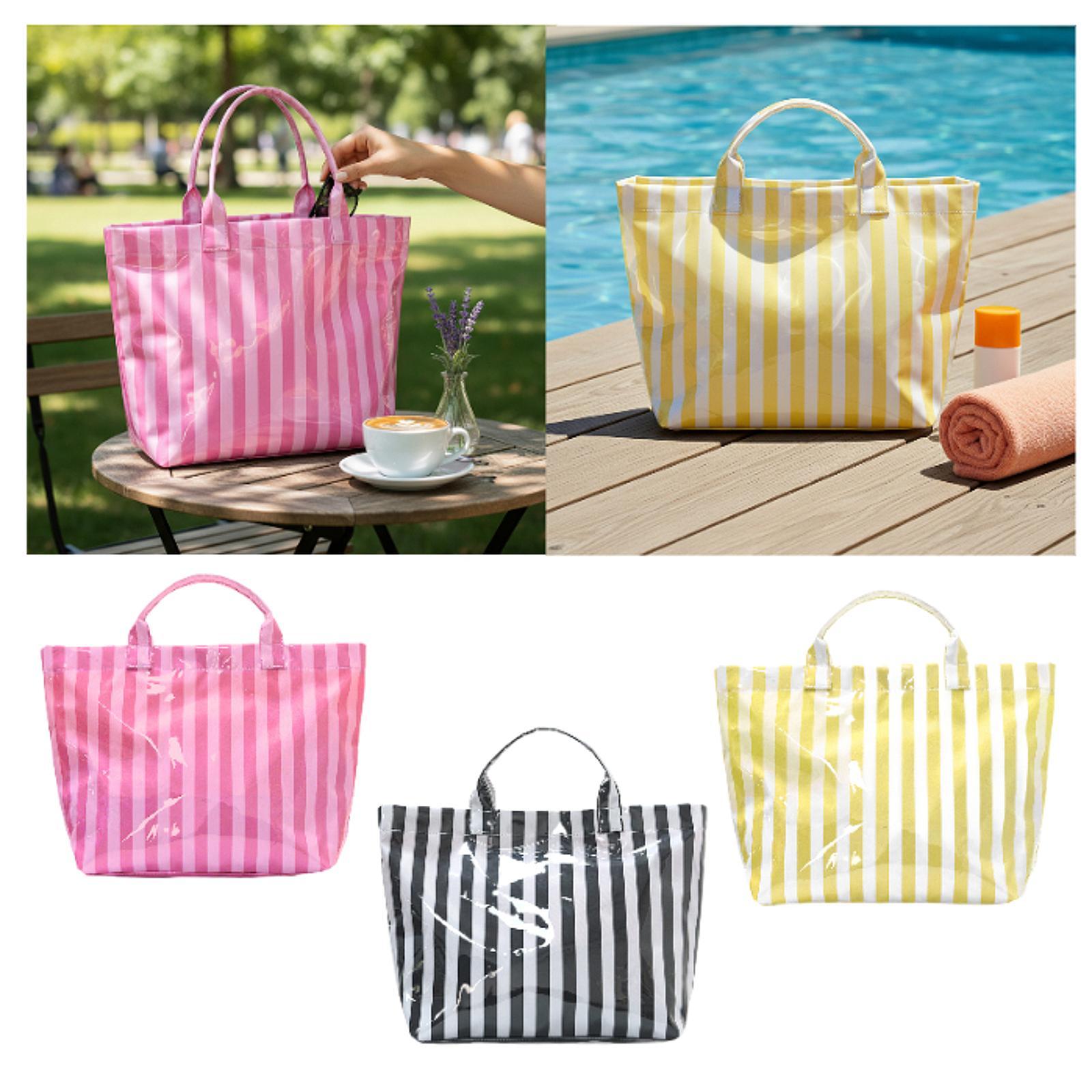 Large Striped Waterproof Tote  - Women'S Bags Handbags review and price